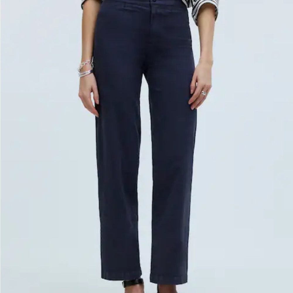 Tall Madewell Emmett Wide Leg Crop Pant